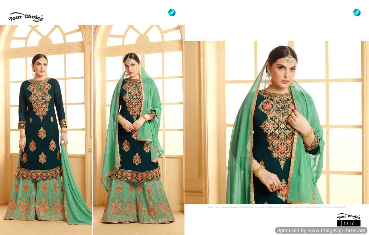 Y.c Present Glorina Vol 2 Faux Georgette Salwar Suits Collection
