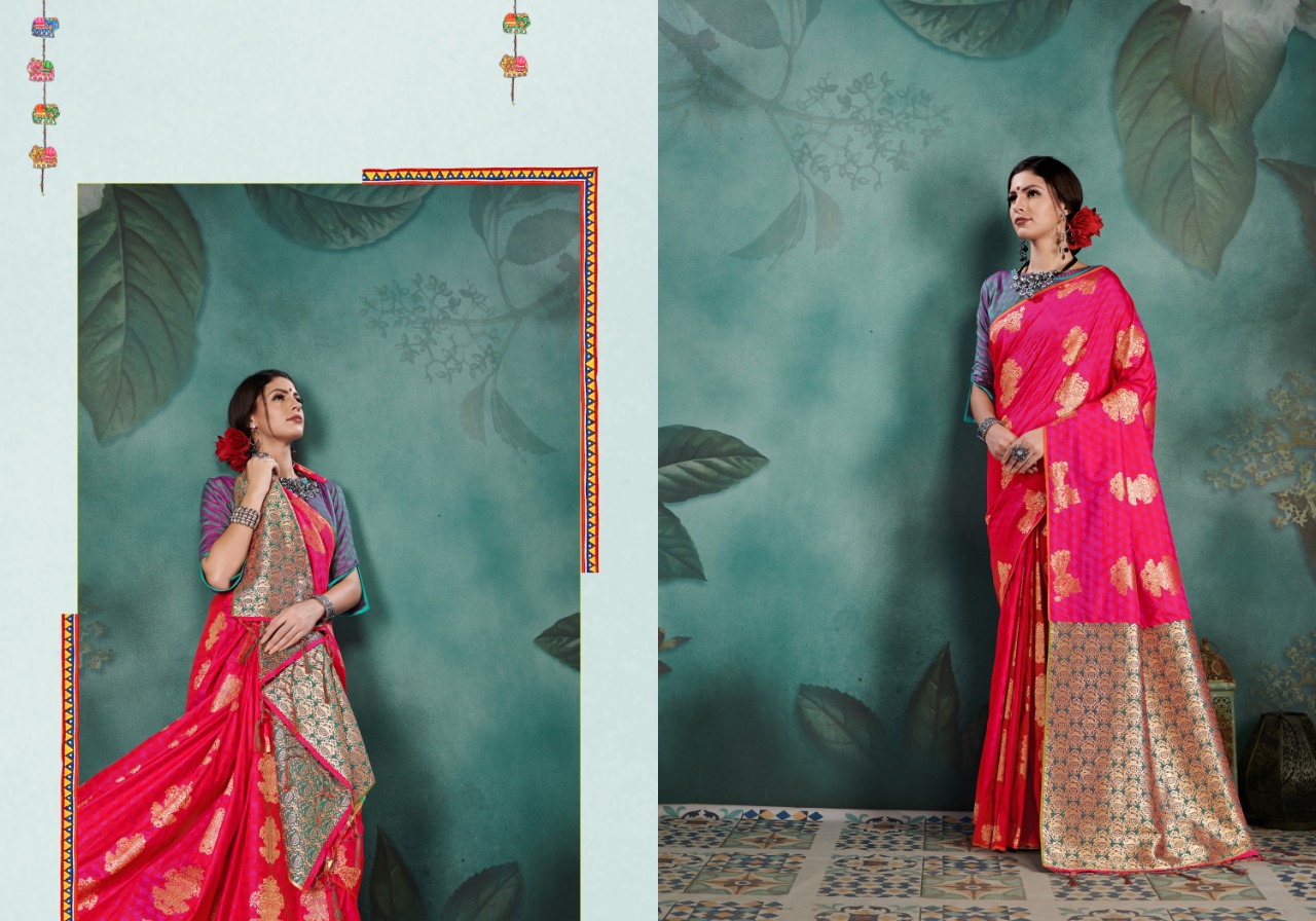 Ynf Present Pranpur Silk Sarees Catalogue