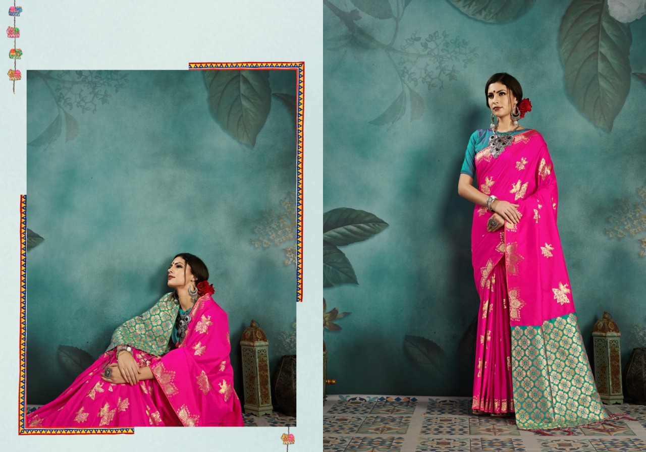 Ynf Present Pranpur Silk Sarees Catalogue