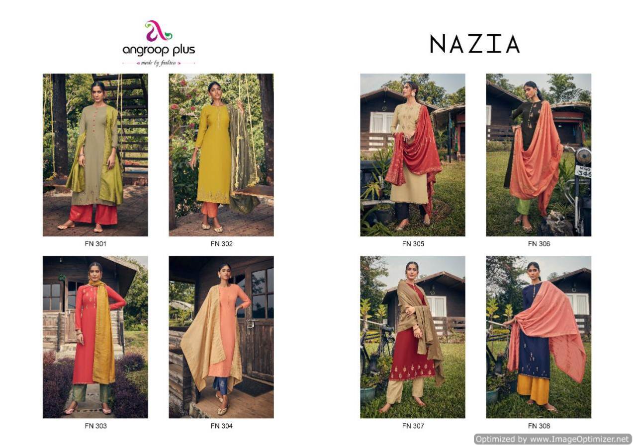 Angroop Presents Nazia Designer Dress Material