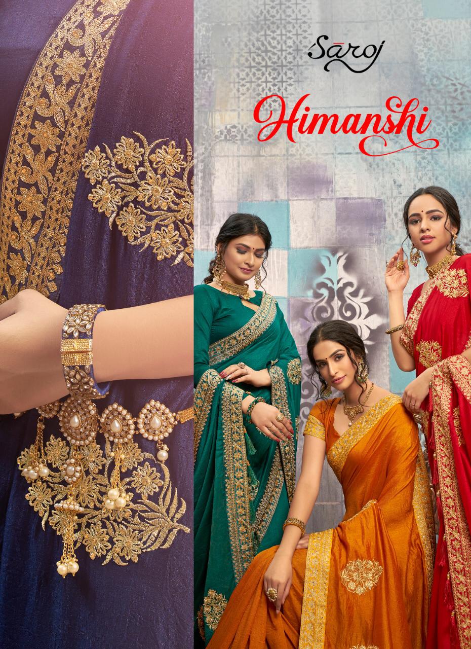 Saroj  Present Himanshi Sarees Catalogue