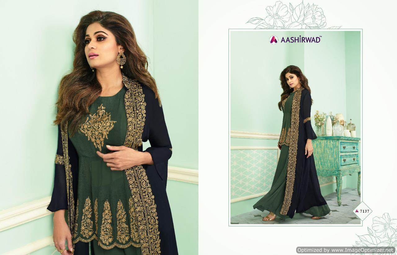 Aashirwad Present Gauhar Real Salwar Suits Collection.