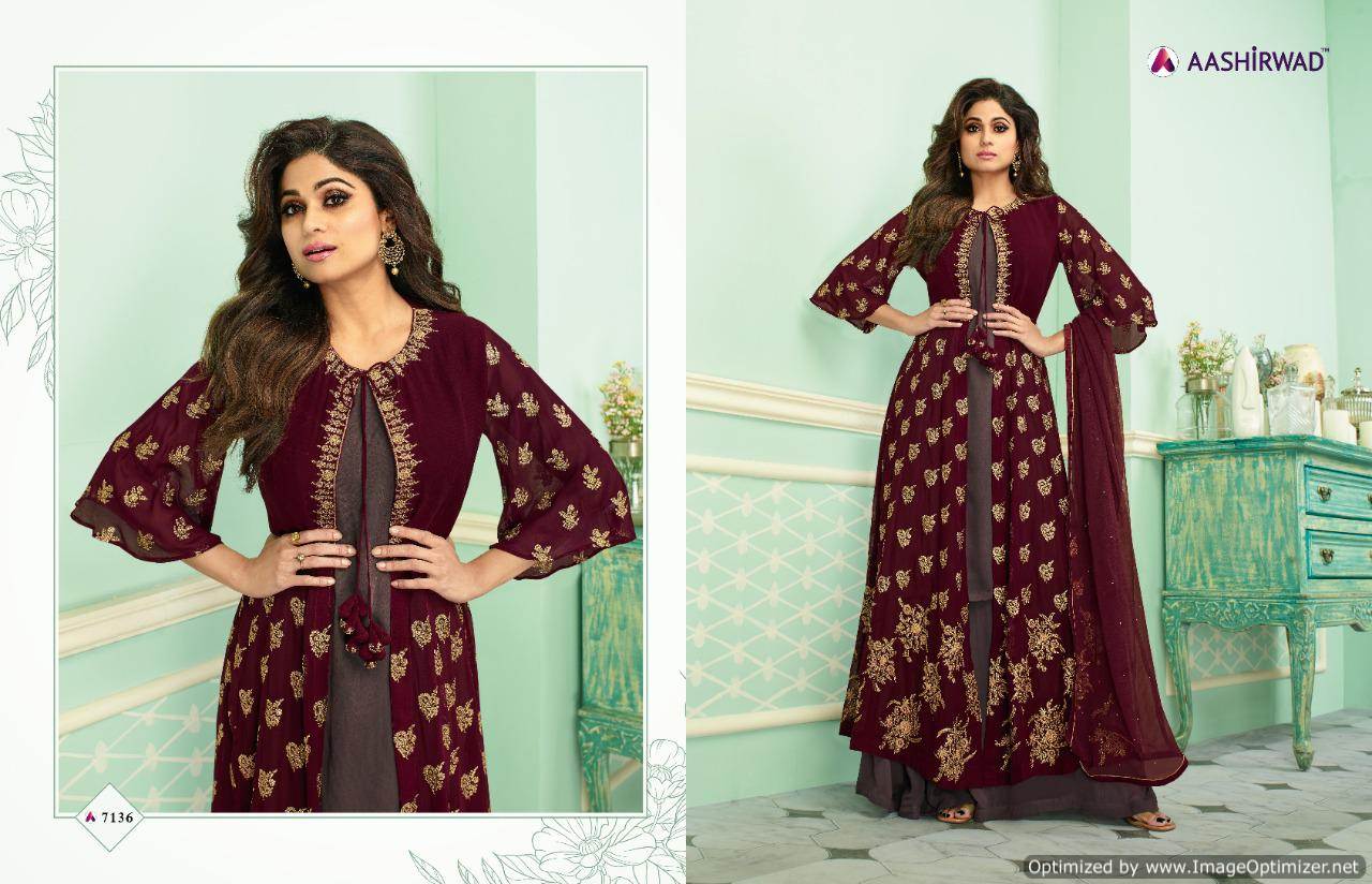 Aashirwad Present Gauhar Real Salwar Suits Collection.