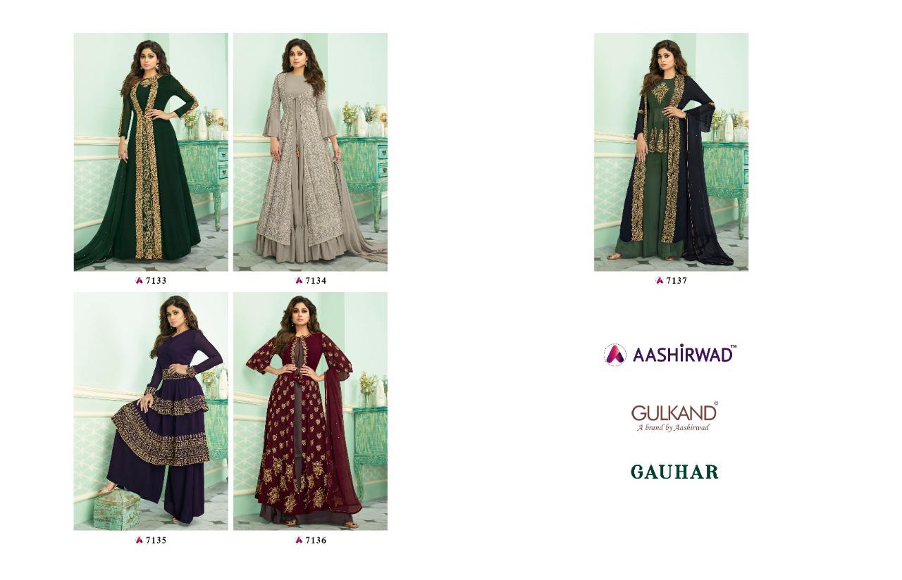 Aashirwad Present Gauhar Real Salwar Suits Collection.