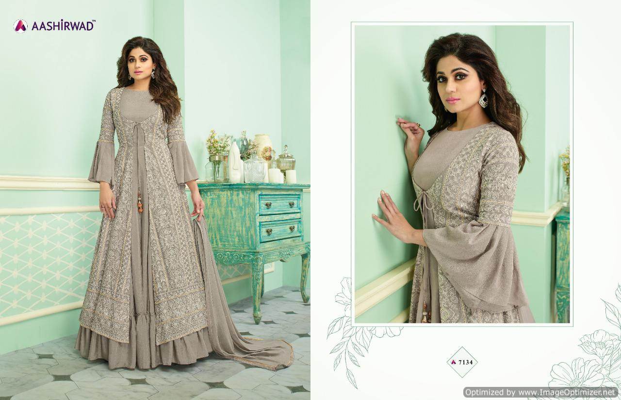 Aashirwad Present Gauhar Real Salwar Suits Collection.