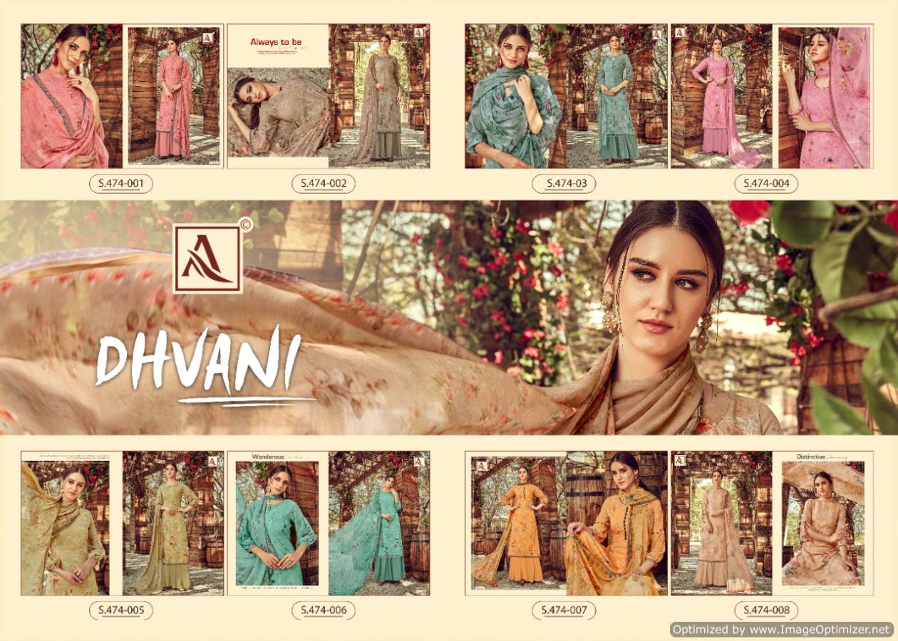 Alok Present Dhvani Dress Material Collection.