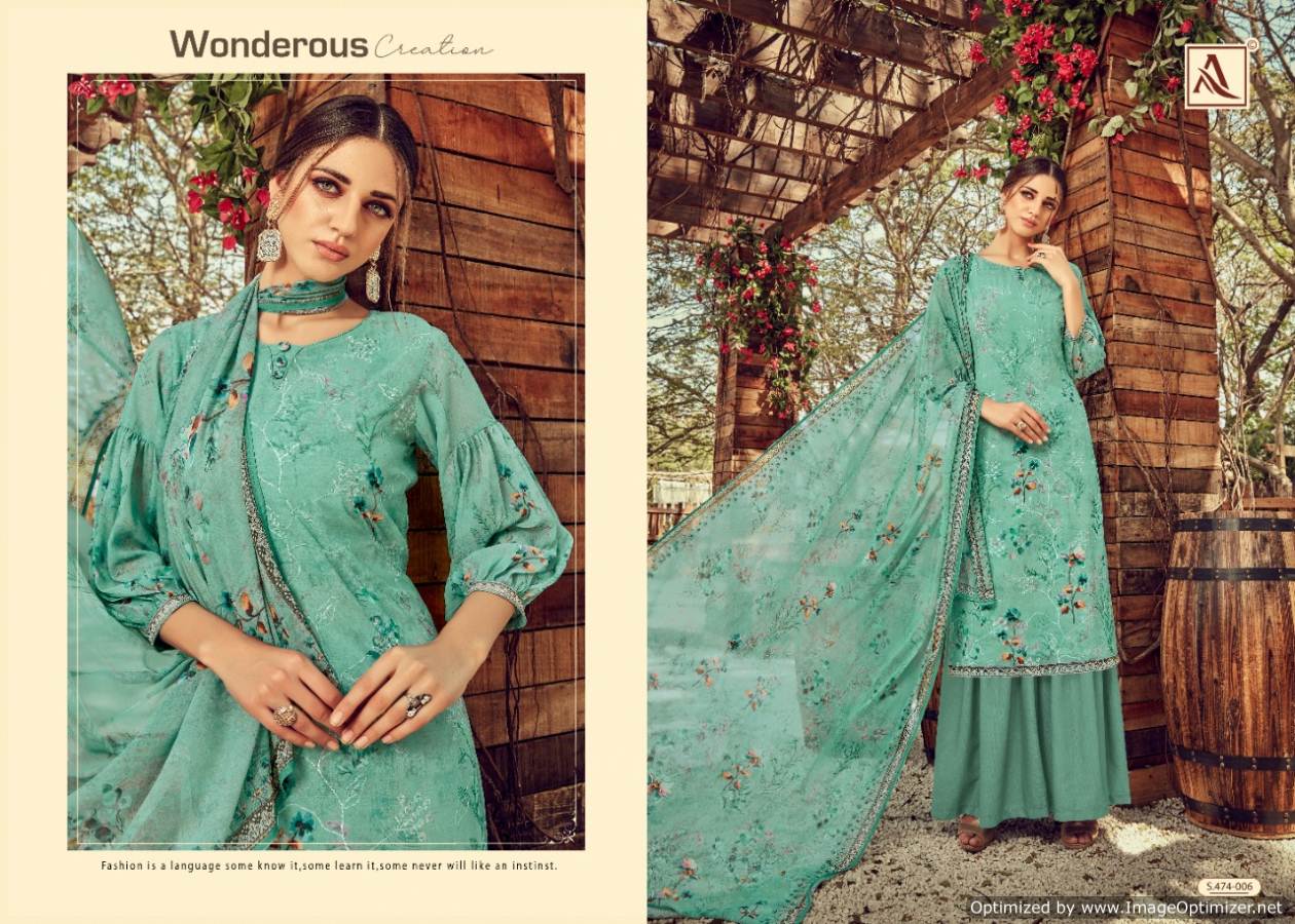 Alok Present Dhvani Dress Material Collection.