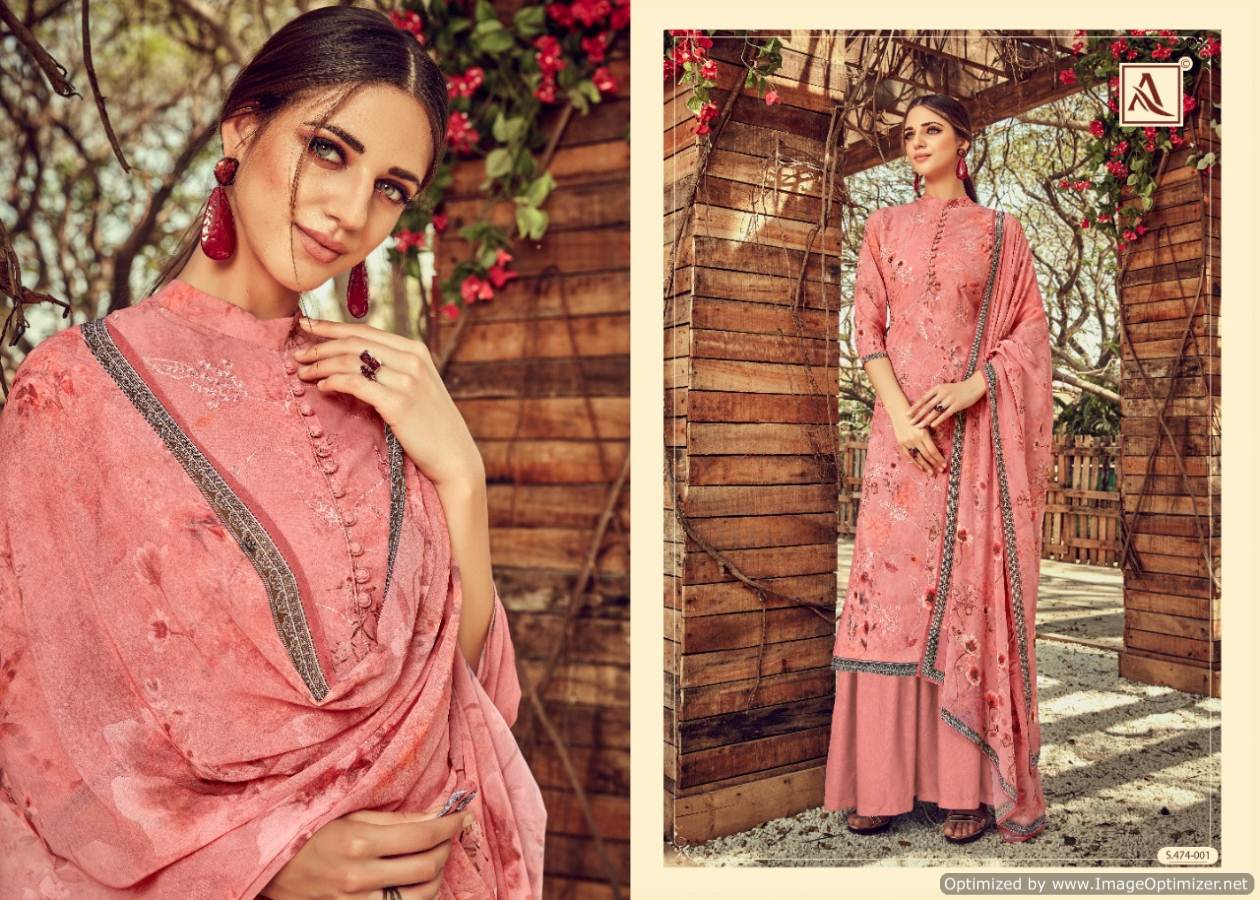 Alok Present Dhvani Dress Material Collection.
