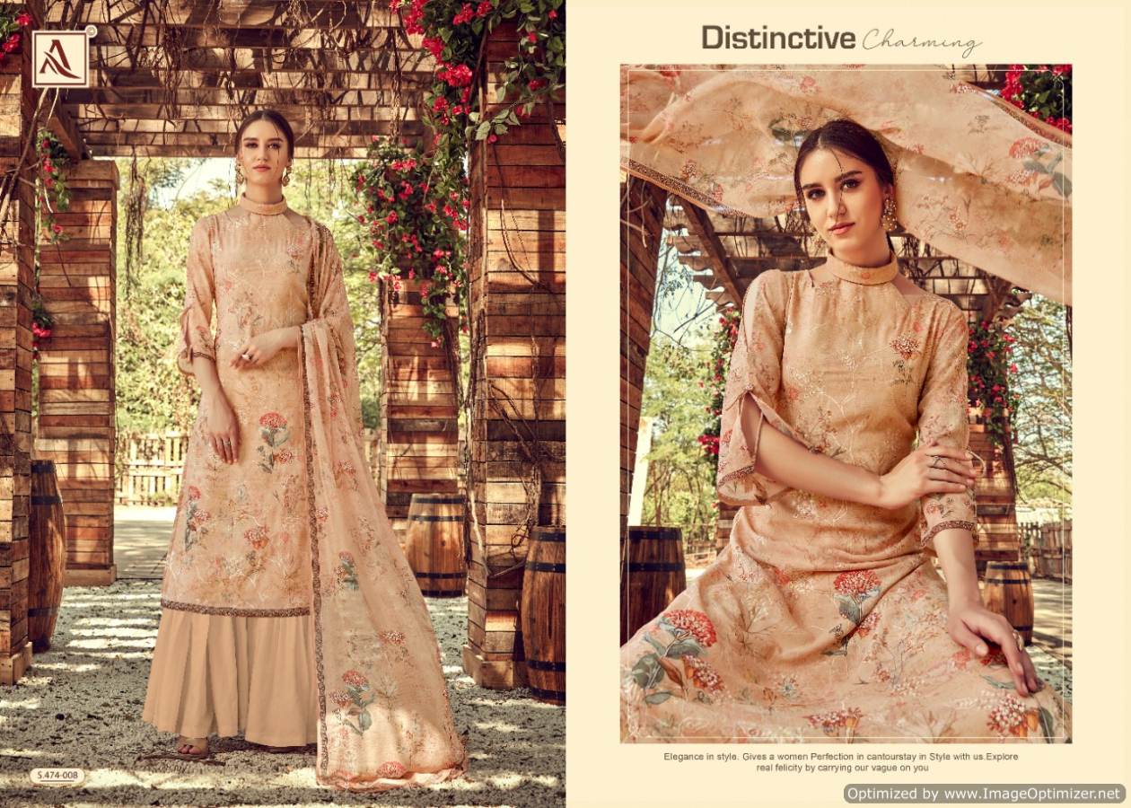 Alok Present Dhvani Dress Material Collection.