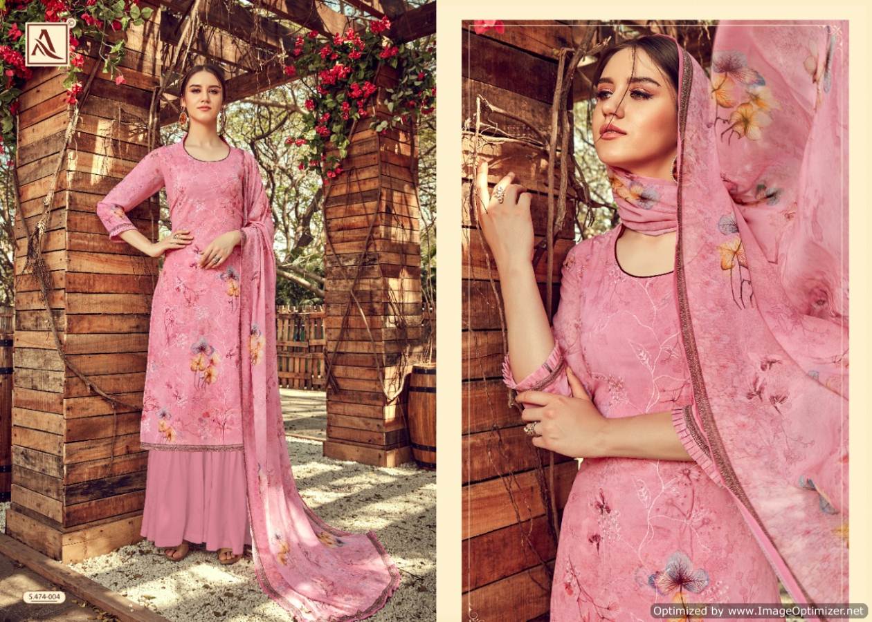 Alok Present Dhvani Dress Material Collection.