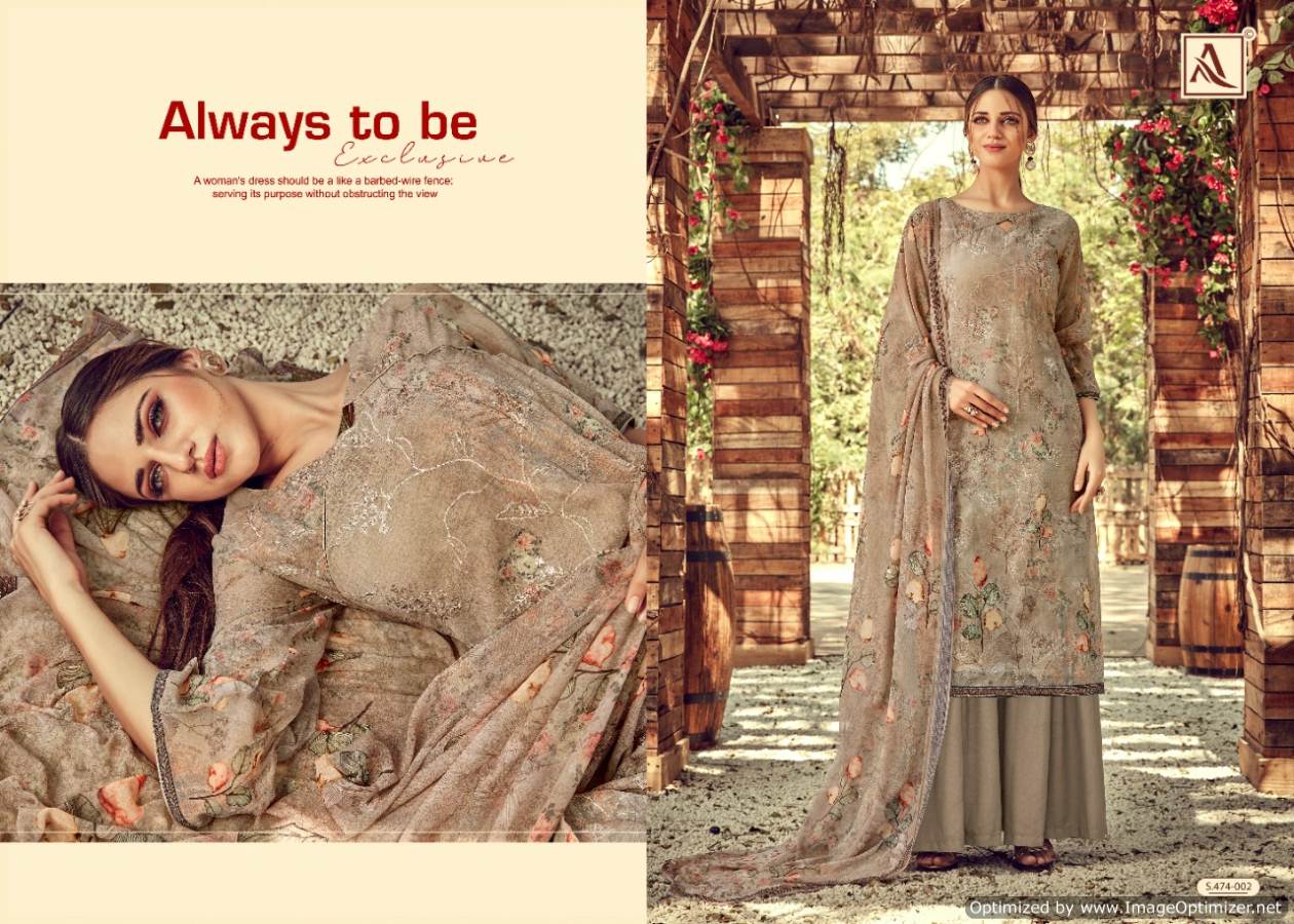 Alok Present Dhvani Dress Material Collection.