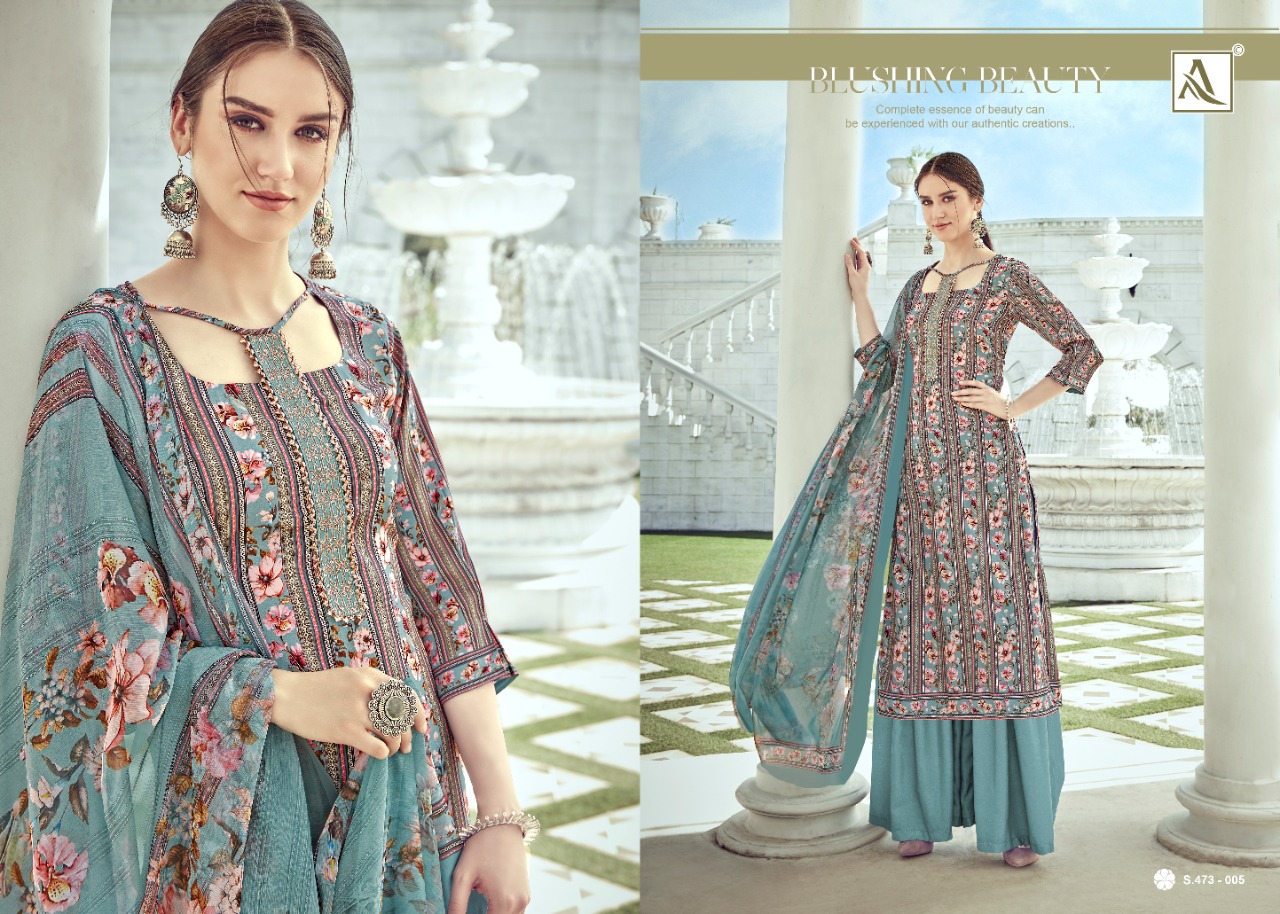 Alok Present Nitra Printed Dress Material Collection