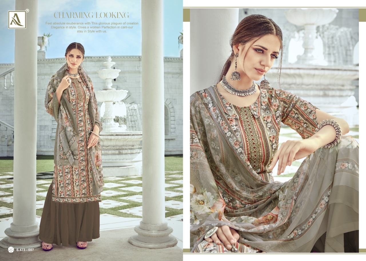 Alok Present Nitra Printed Dress Material Collection