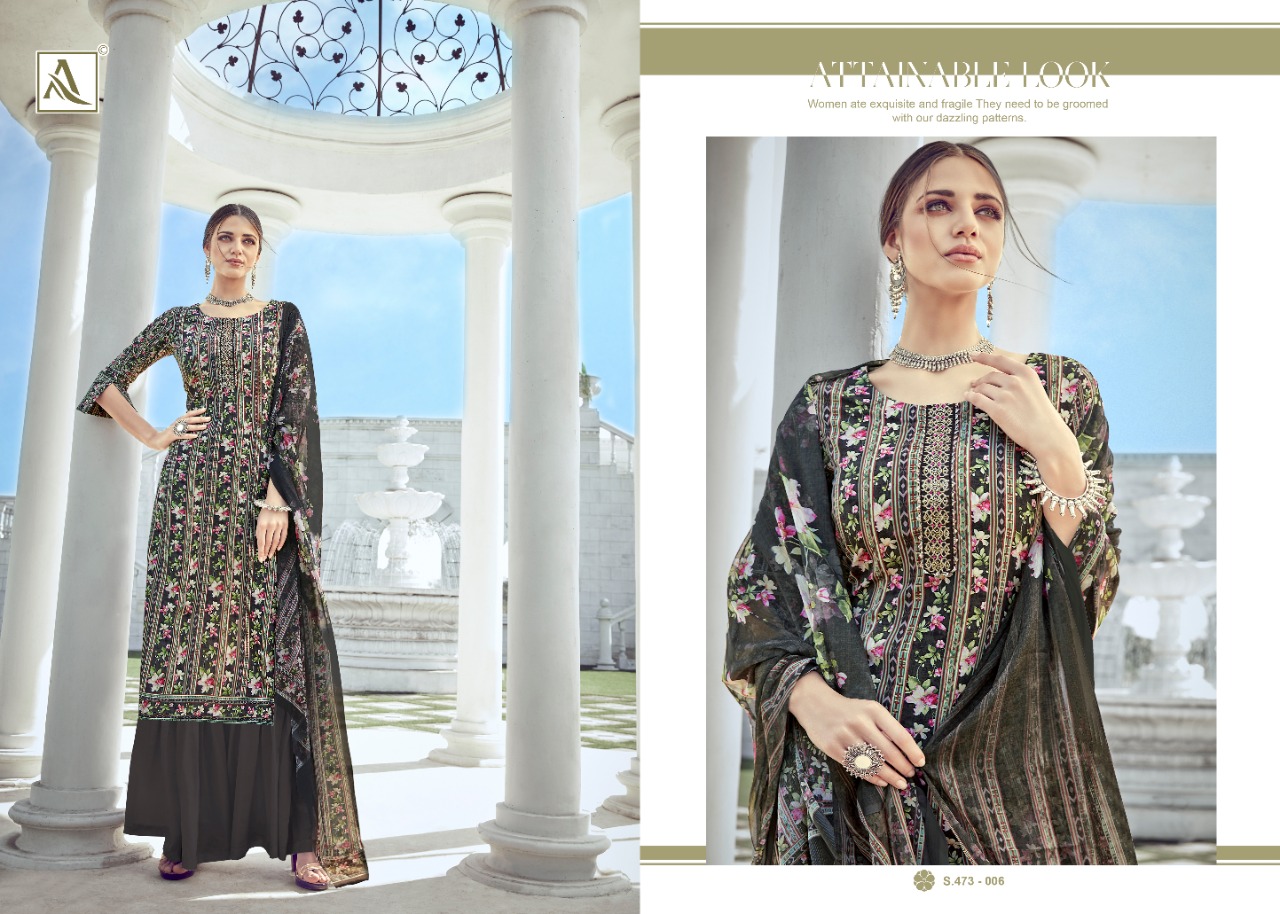 Alok Present Nitra Printed Dress Material Collection