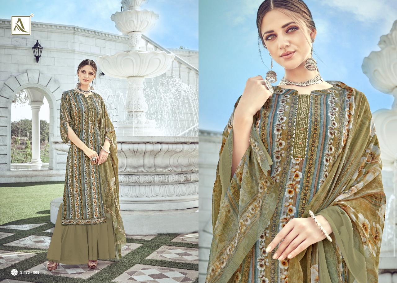 Alok Present Nitra Printed Dress Material Collection