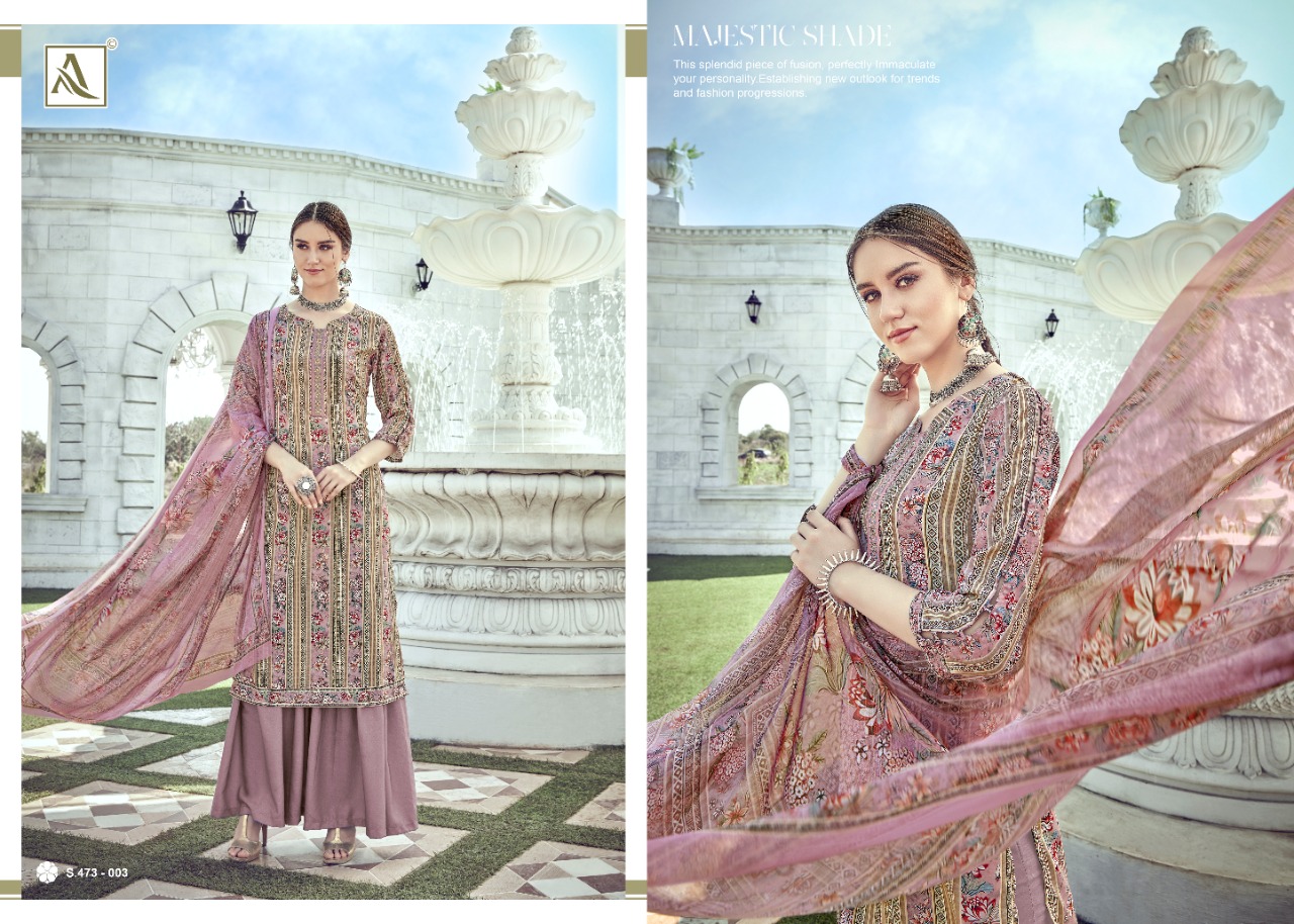 Alok Present Nitra Printed Dress Material Collection