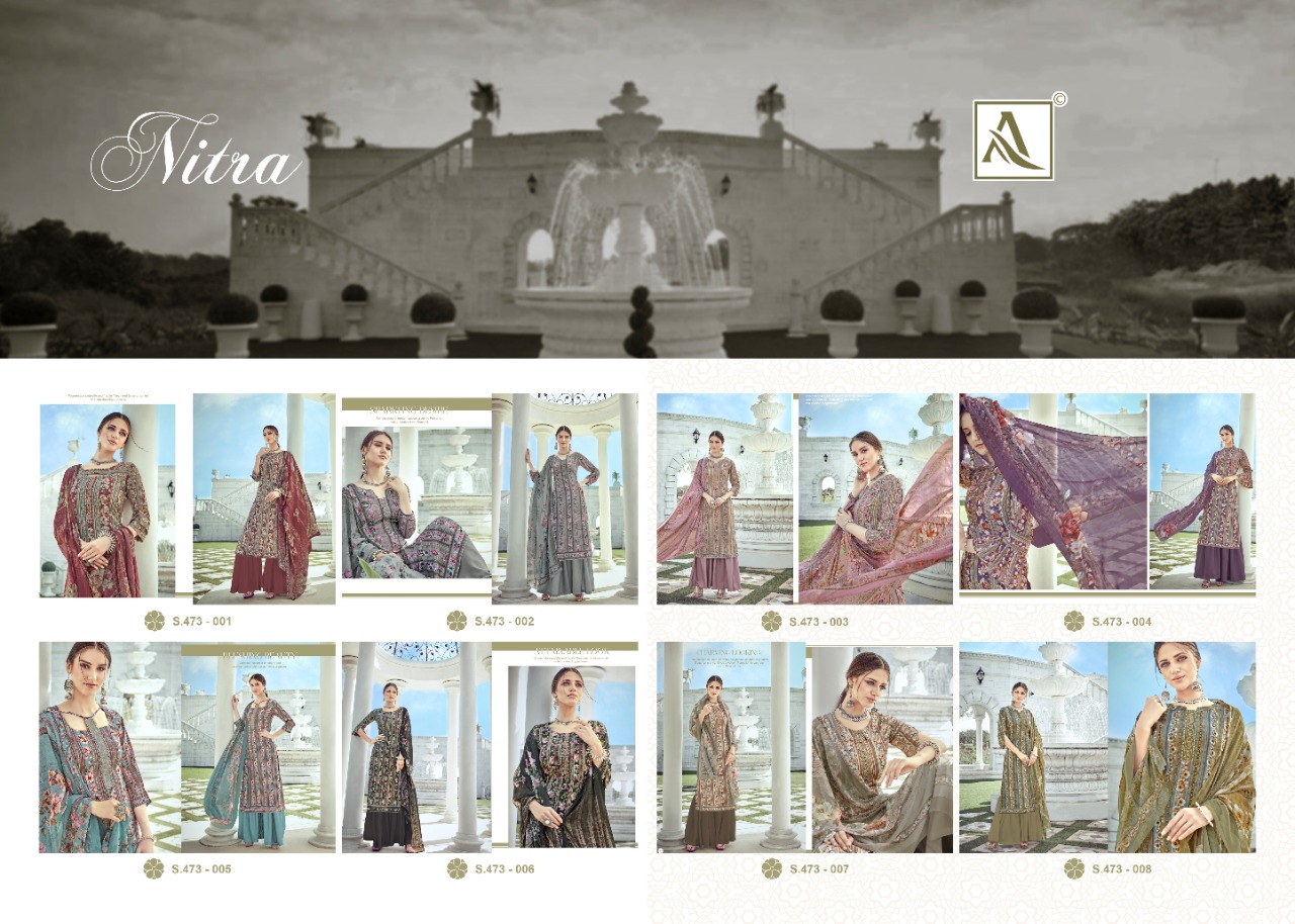 Alok Present Nitra Printed Dress Material Collection
