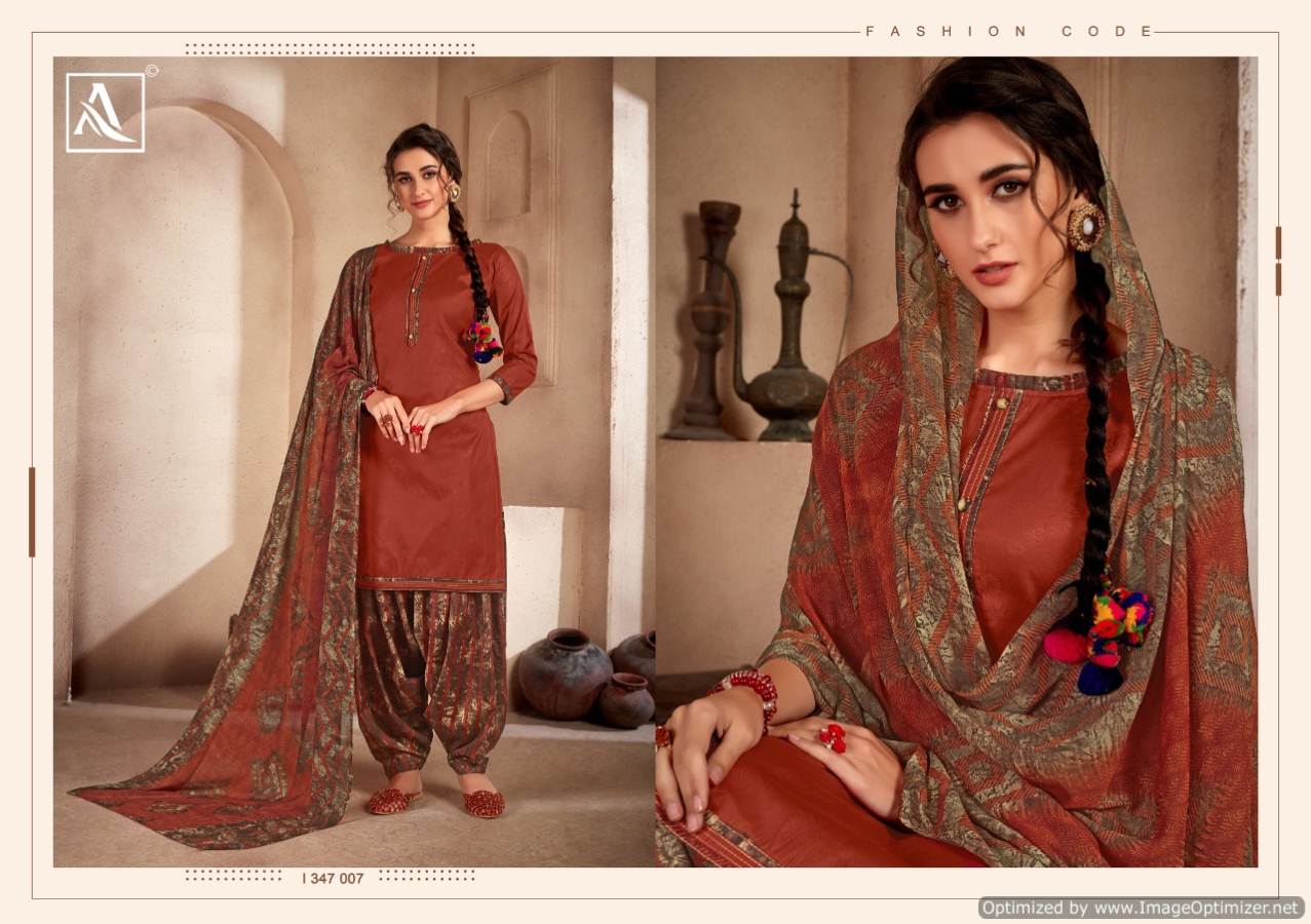 Alok Present Noor E Patiyala Vol 6 Dress Material Collection.