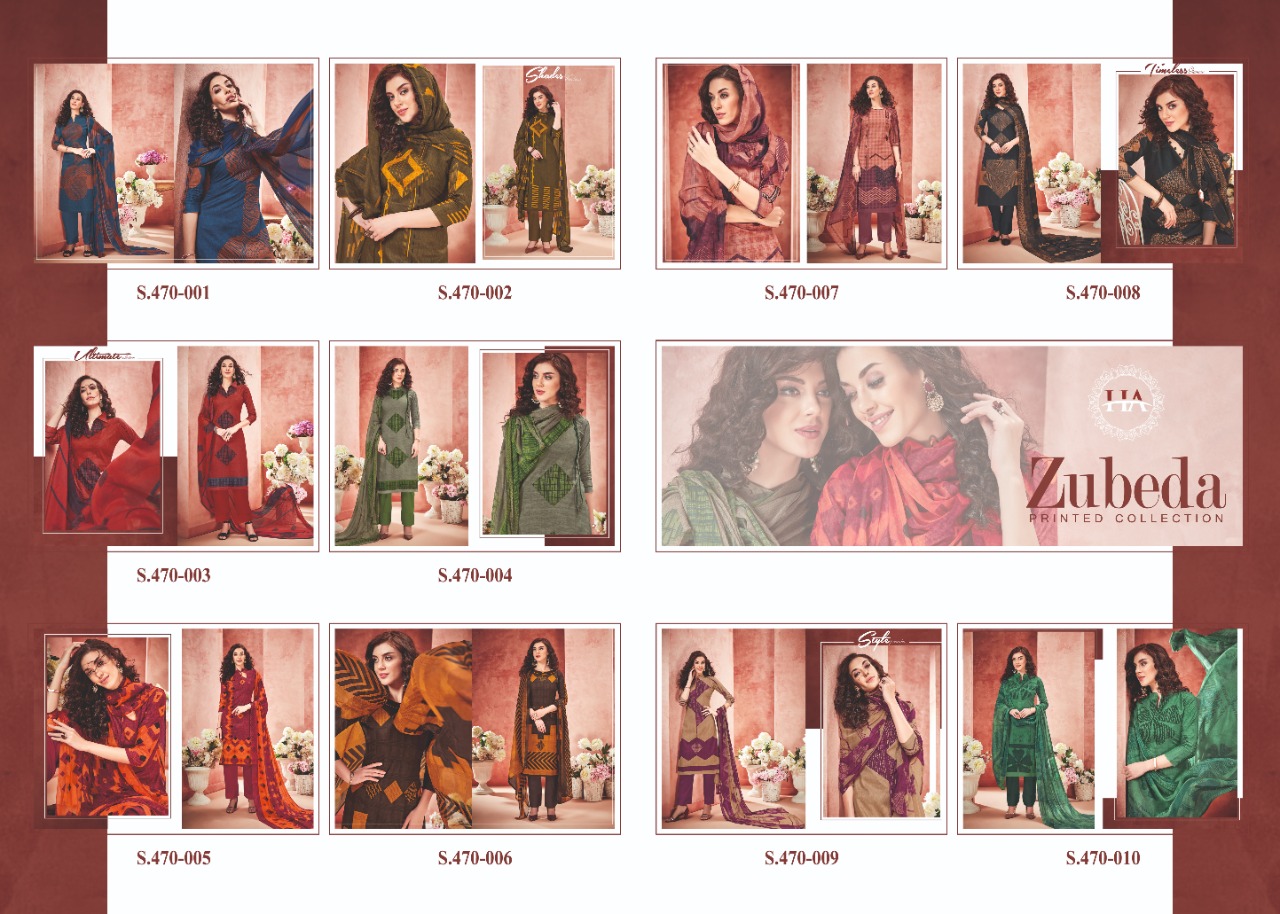 Alok Present Zubeda Dress Material Catalogue