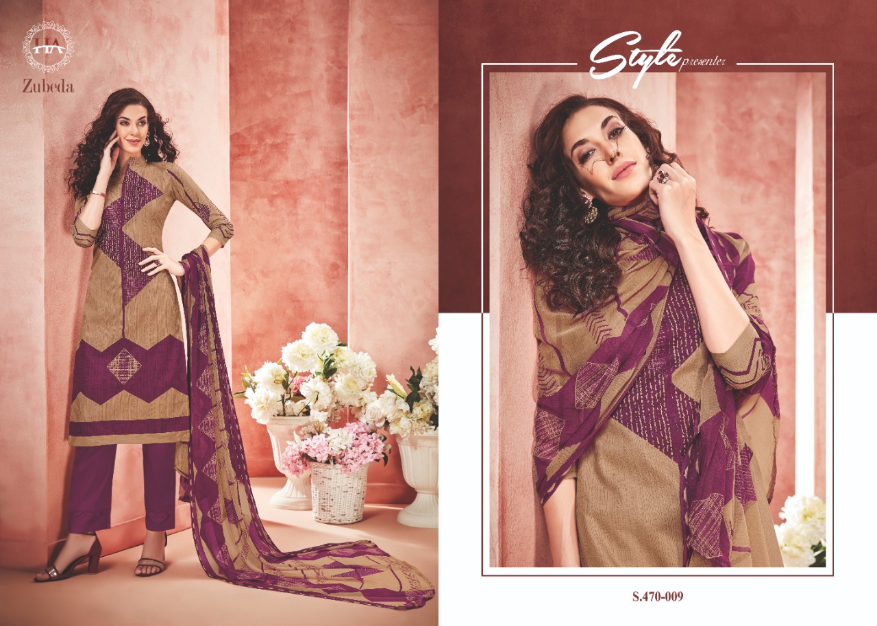 Alok Present Zubeda Dress Material Catalogue