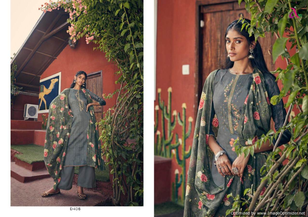 Angroop   Present   Reyes Pure Jam Silk Cotton Designer Dress Material