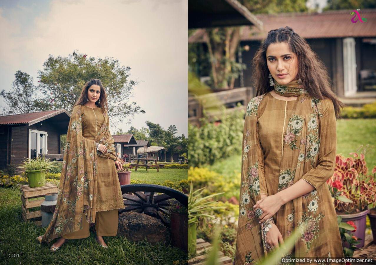 Angroop   Present   Reyes Pure Jam Silk Cotton Designer Dress Material