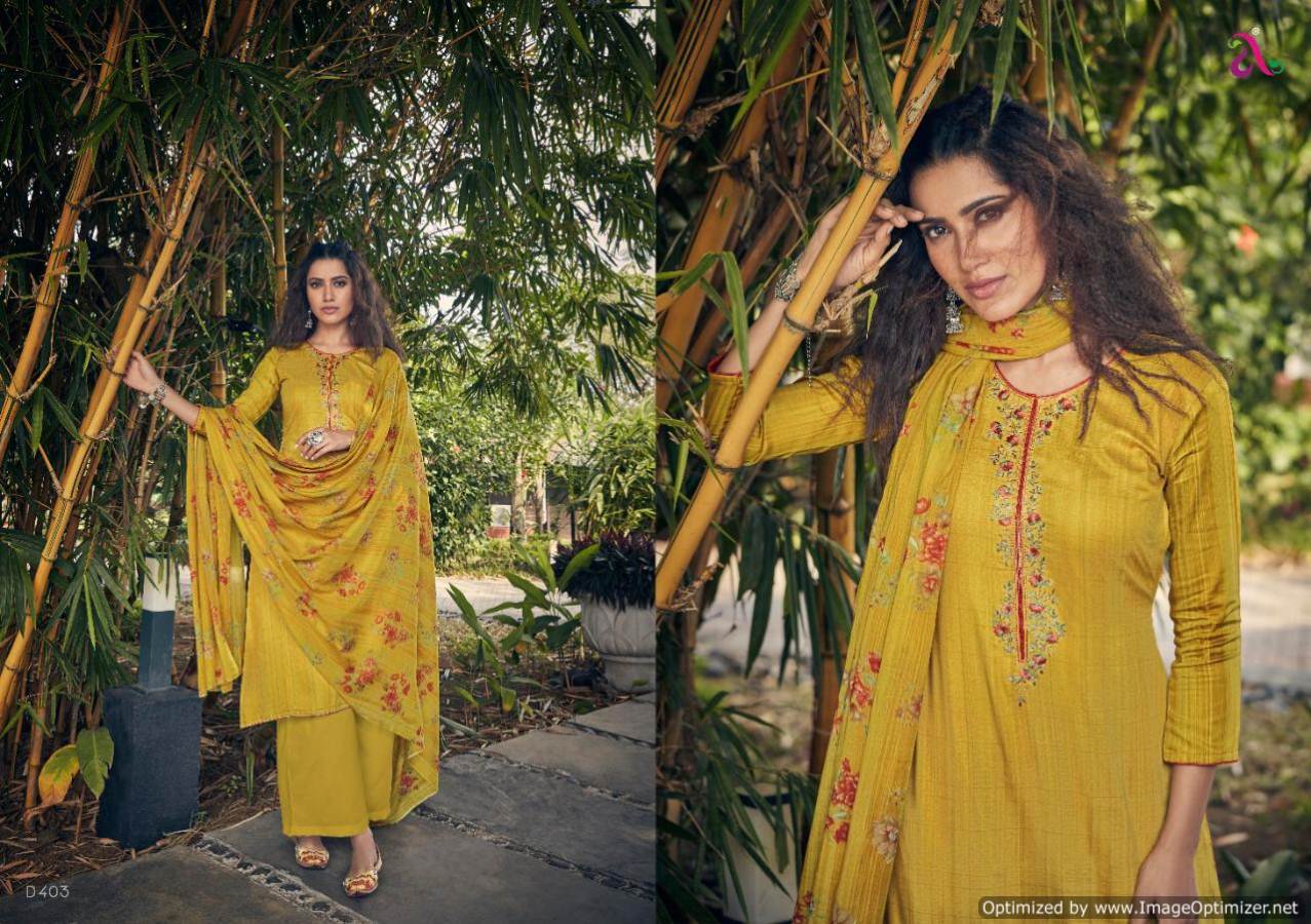 Angroop   Present   Reyes Pure Jam Silk Cotton Designer Dress Material