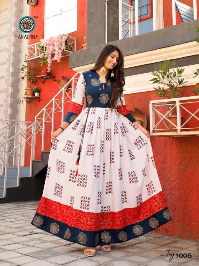 Aradhna Present Taj Vol 3 Long Kurti Collection