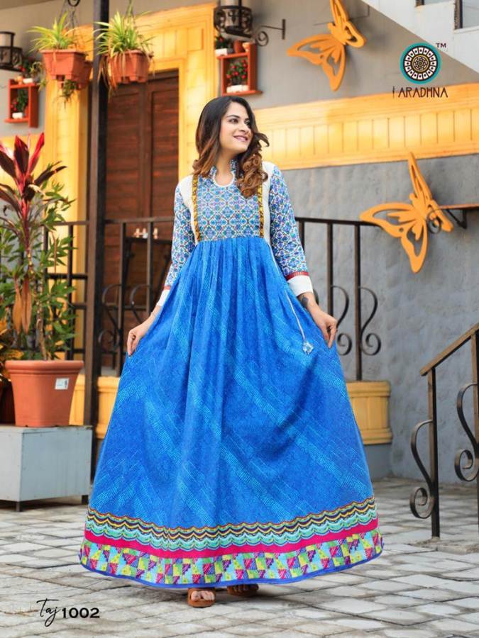 Aradhna Present Taj Vol 3 Long Kurti Collection