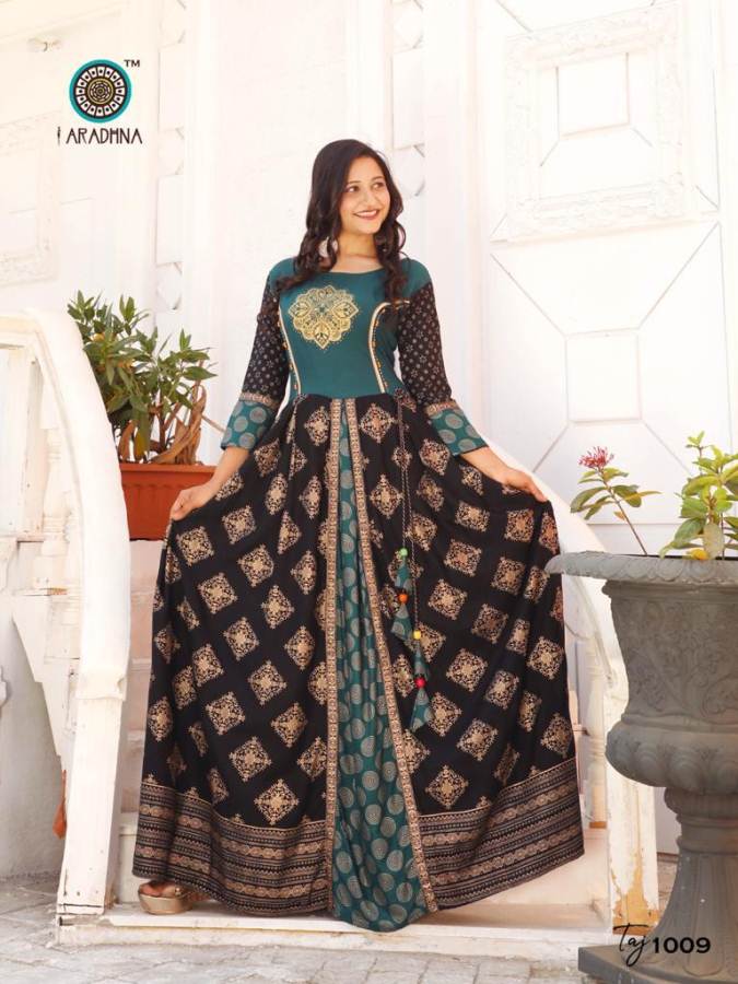Aradhna Present Taj Vol 3 Long Kurti Collection