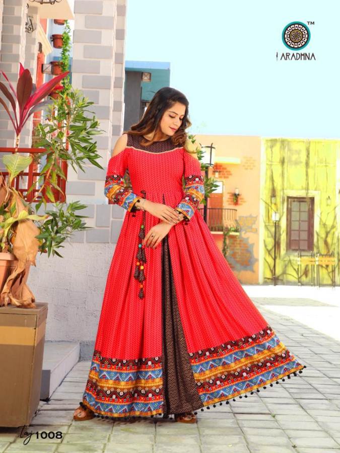 Aradhna Present Taj Vol 3 Long Kurti Collection