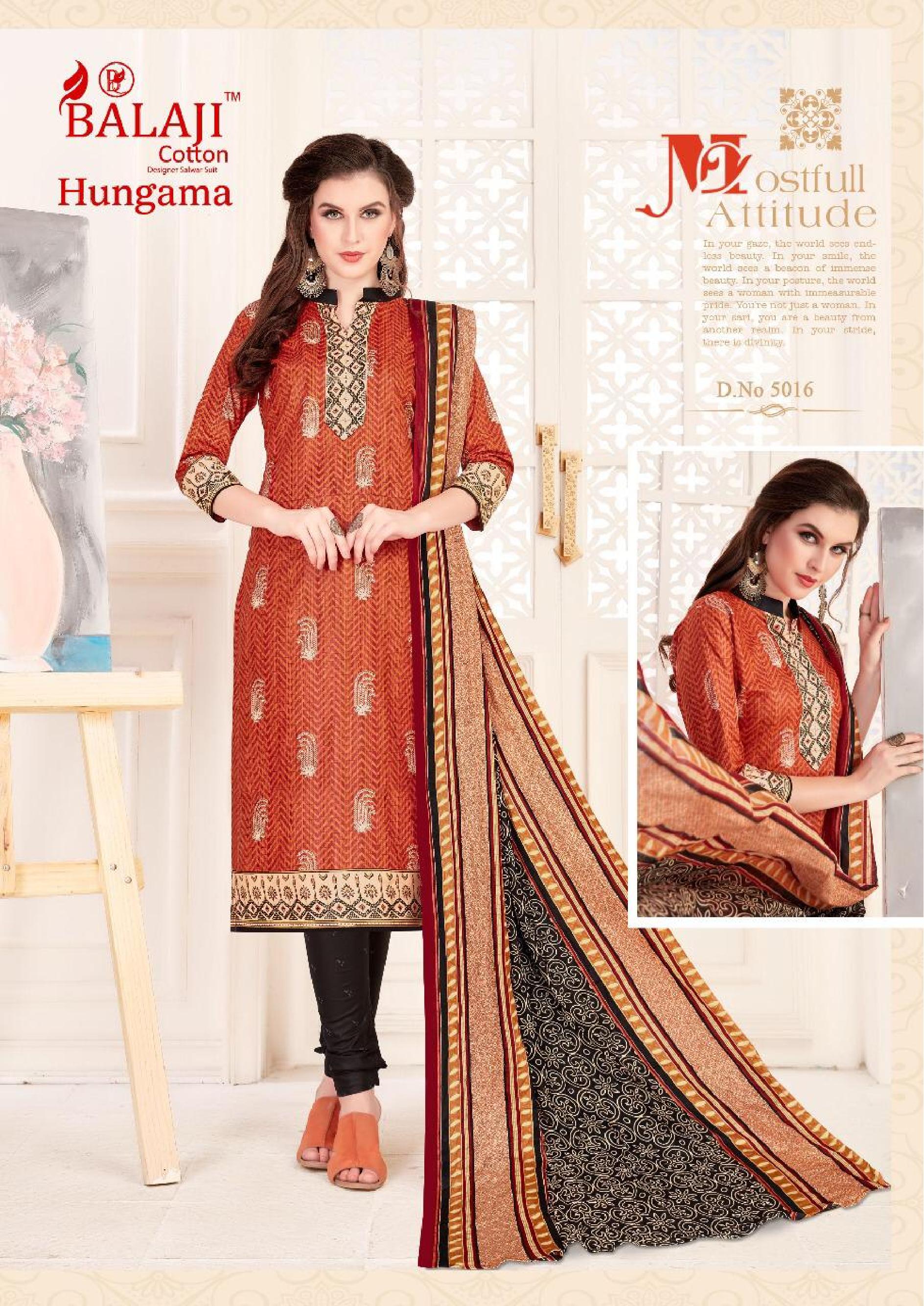 Balaji Present Hangama Vol 5 Dress Material Catalogue