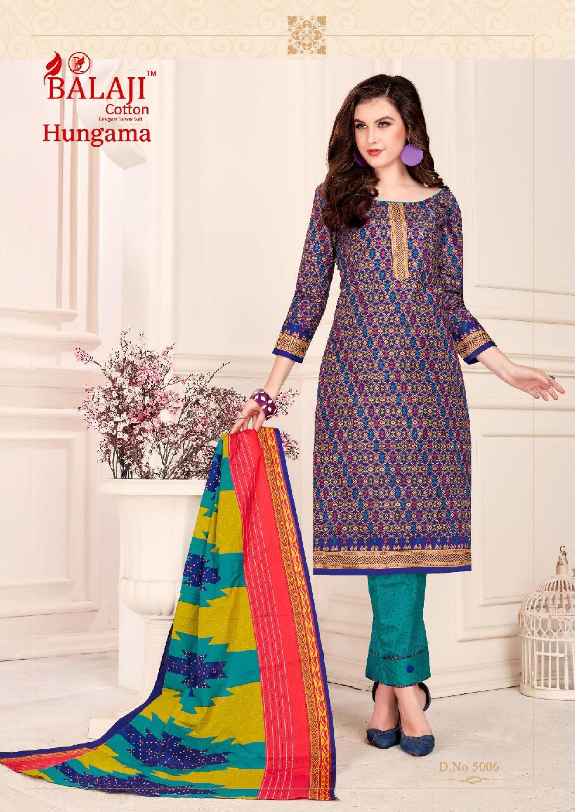 Balaji Present Hangama Vol 5 Dress Material Catalogue
