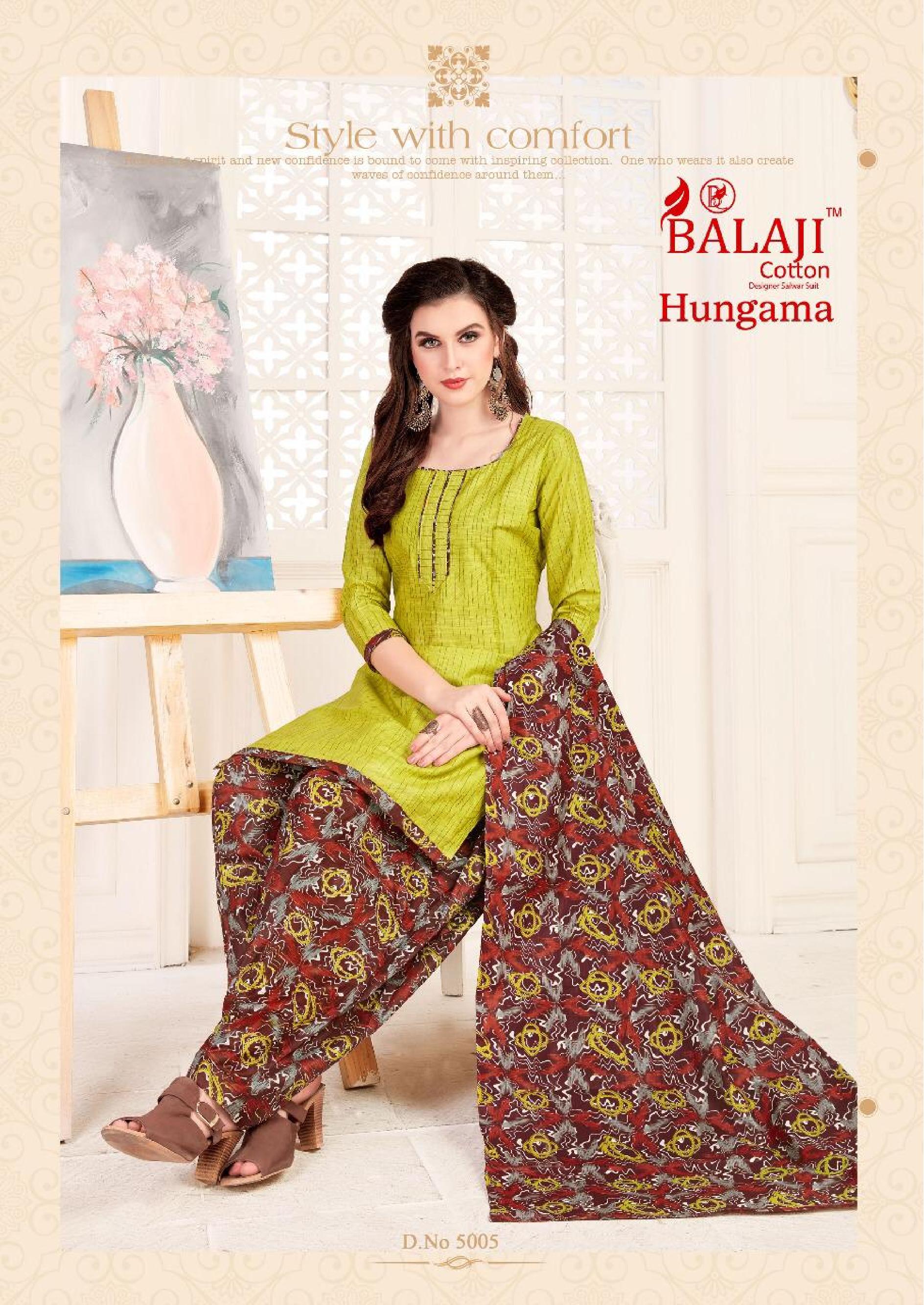 Balaji Present Hangama Vol 5 Dress Material Catalogue