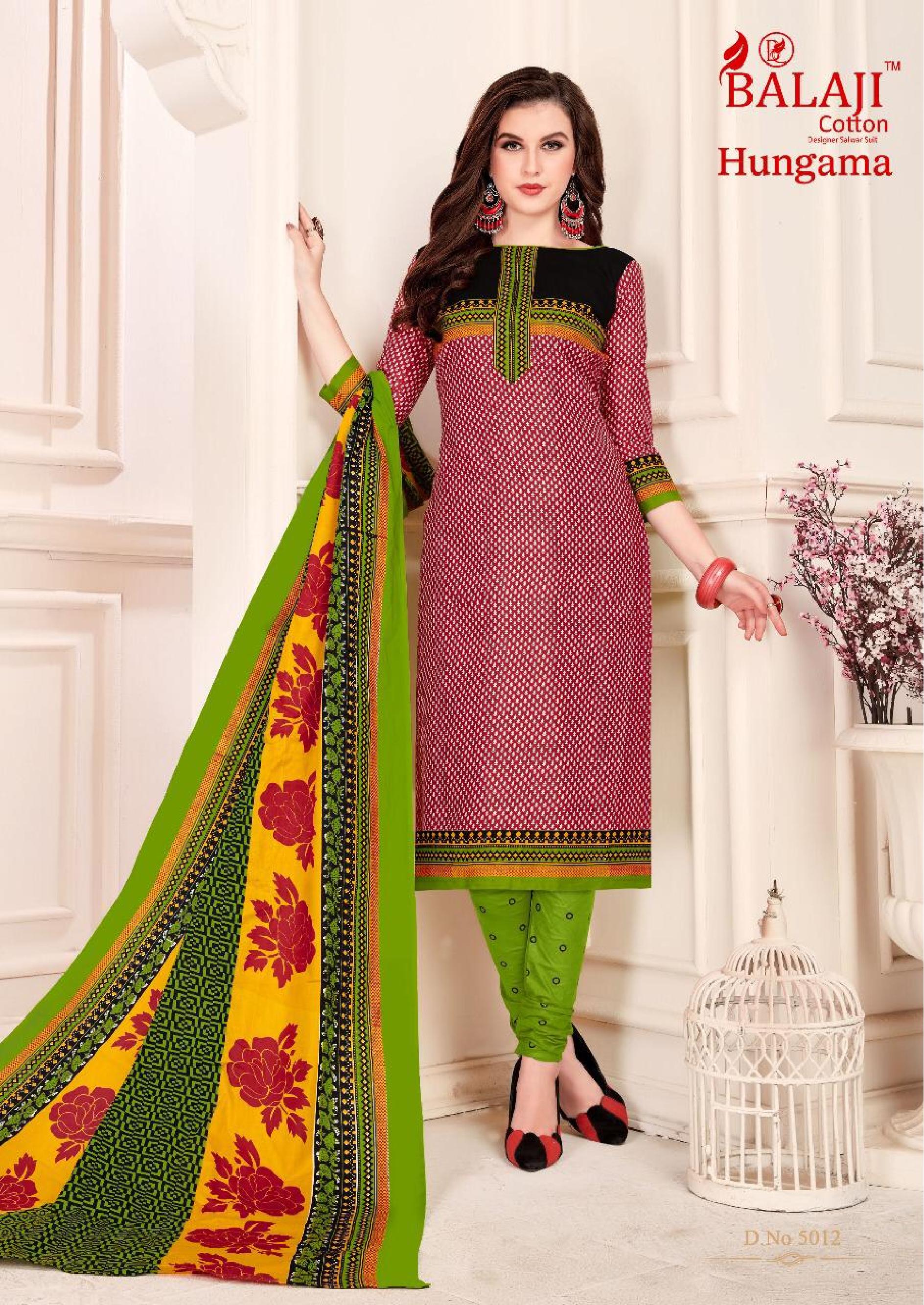 Balaji Present Hangama Vol 5 Dress Material Catalogue