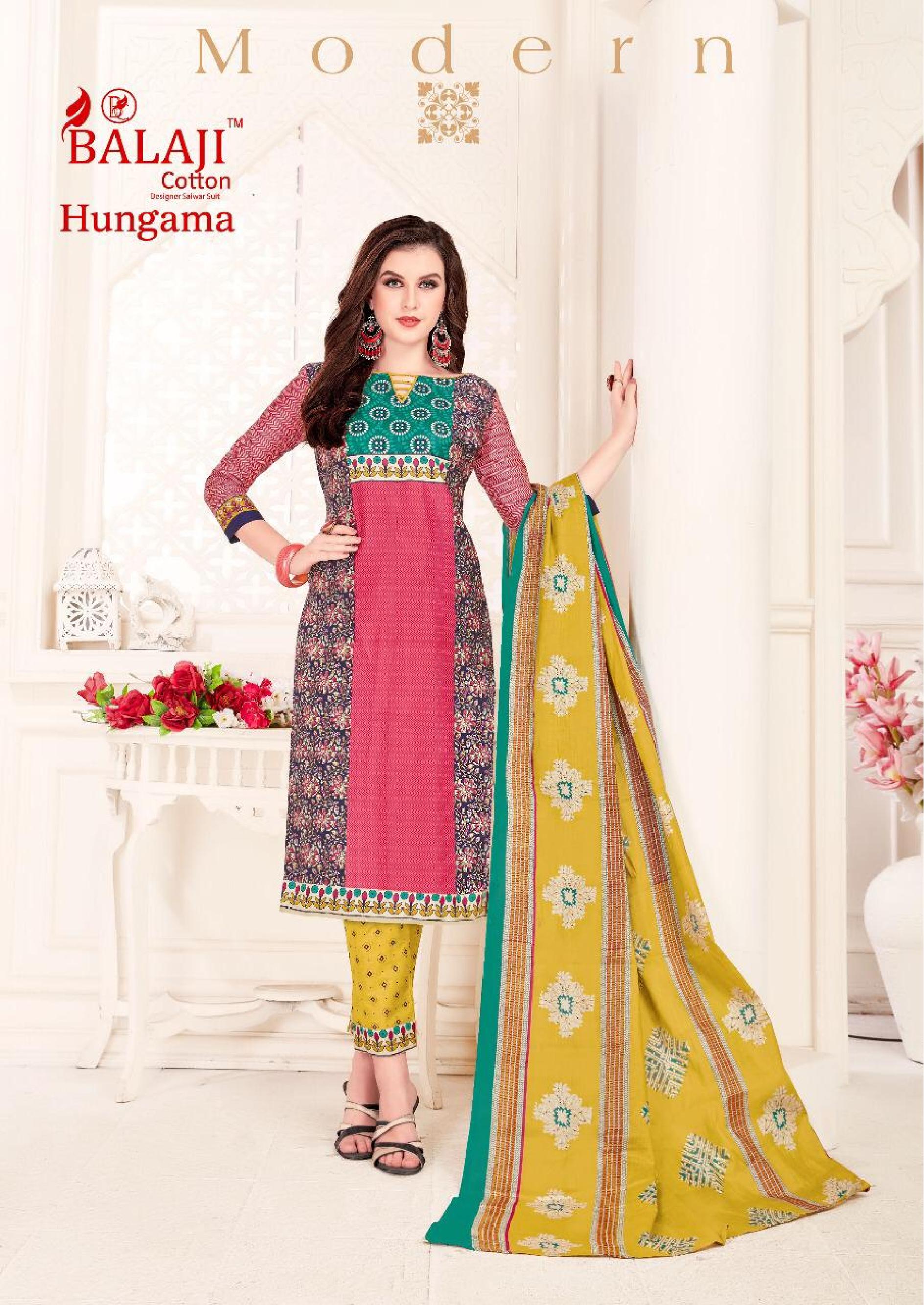 Balaji Present Hangama Vol 5 Dress Material Catalogue