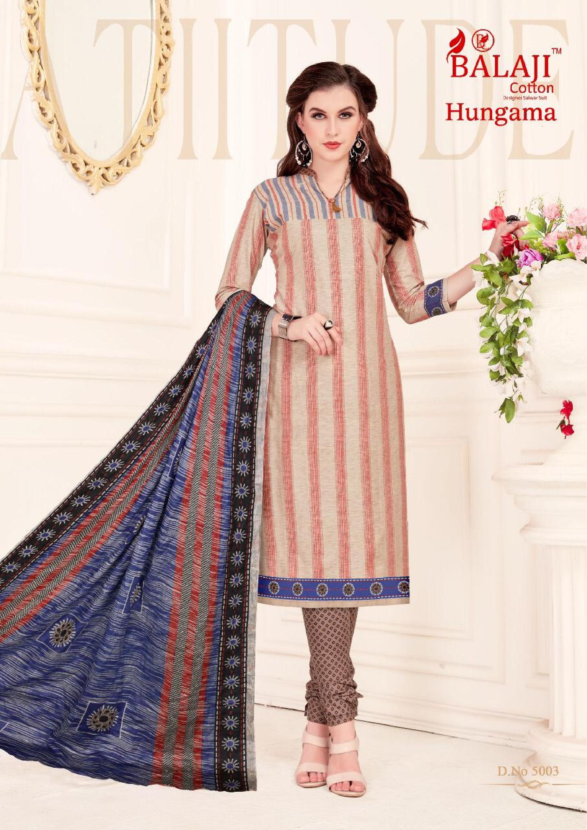 Balaji Present Hangama Vol 5 Dress Material Catalogue