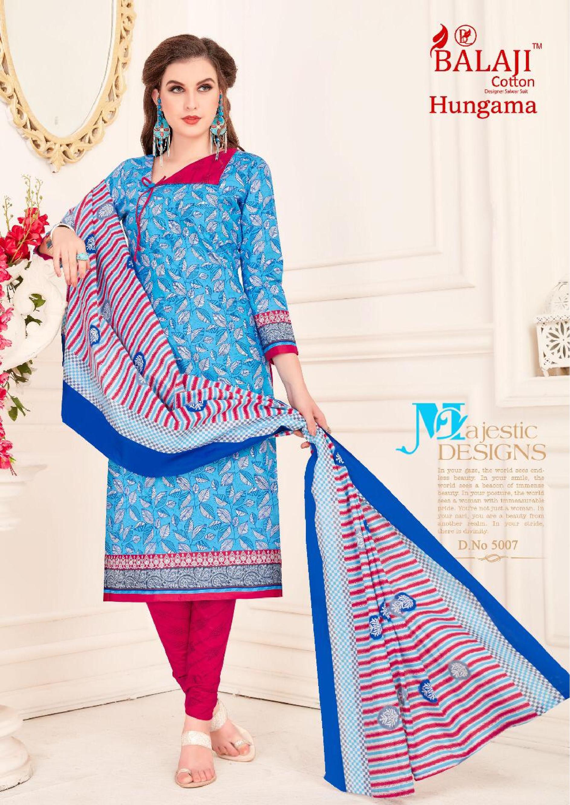 Balaji Present Hangama Vol 5 Dress Material Catalogue