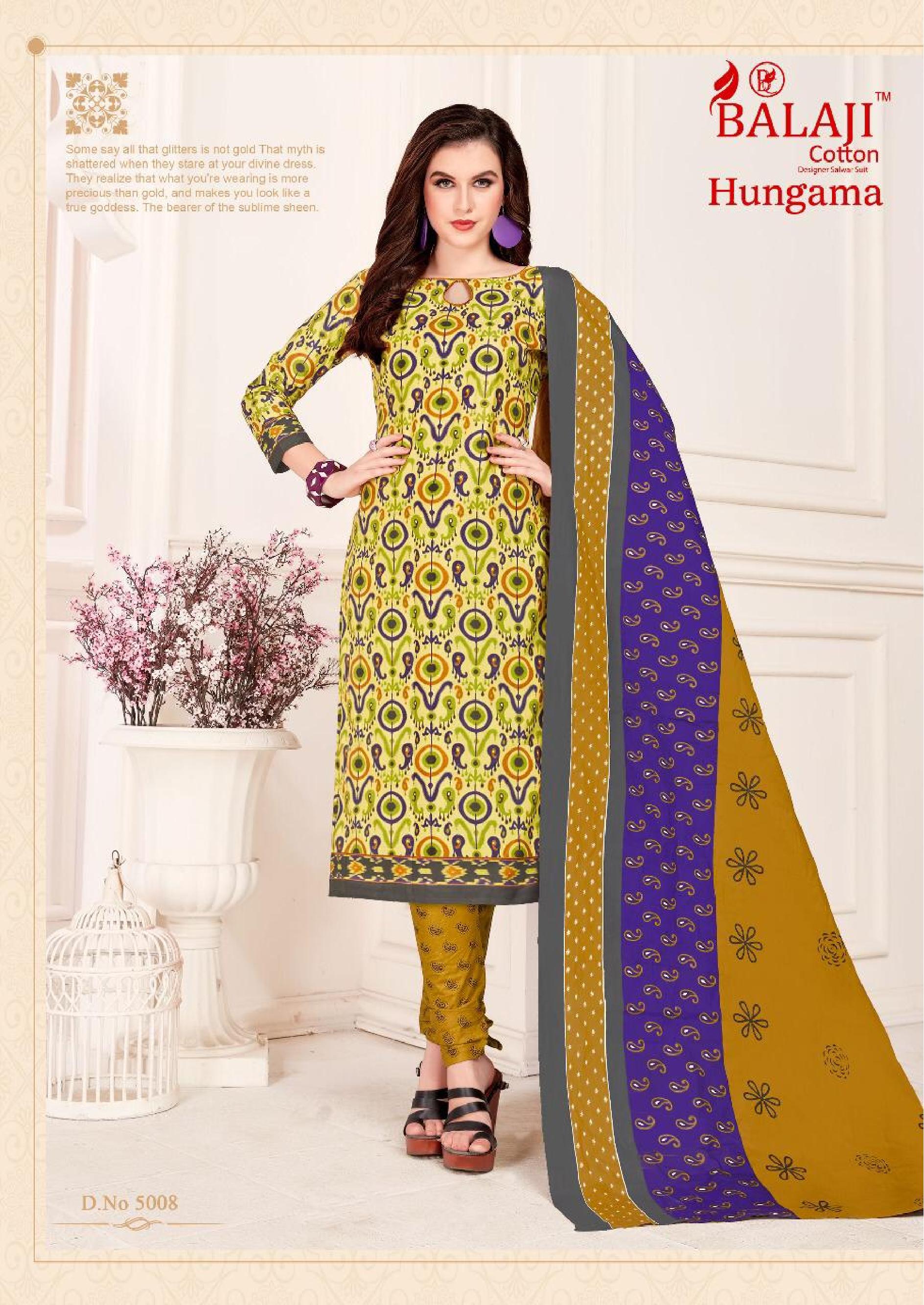 Balaji Present Hangama Vol 5 Dress Material Catalogue