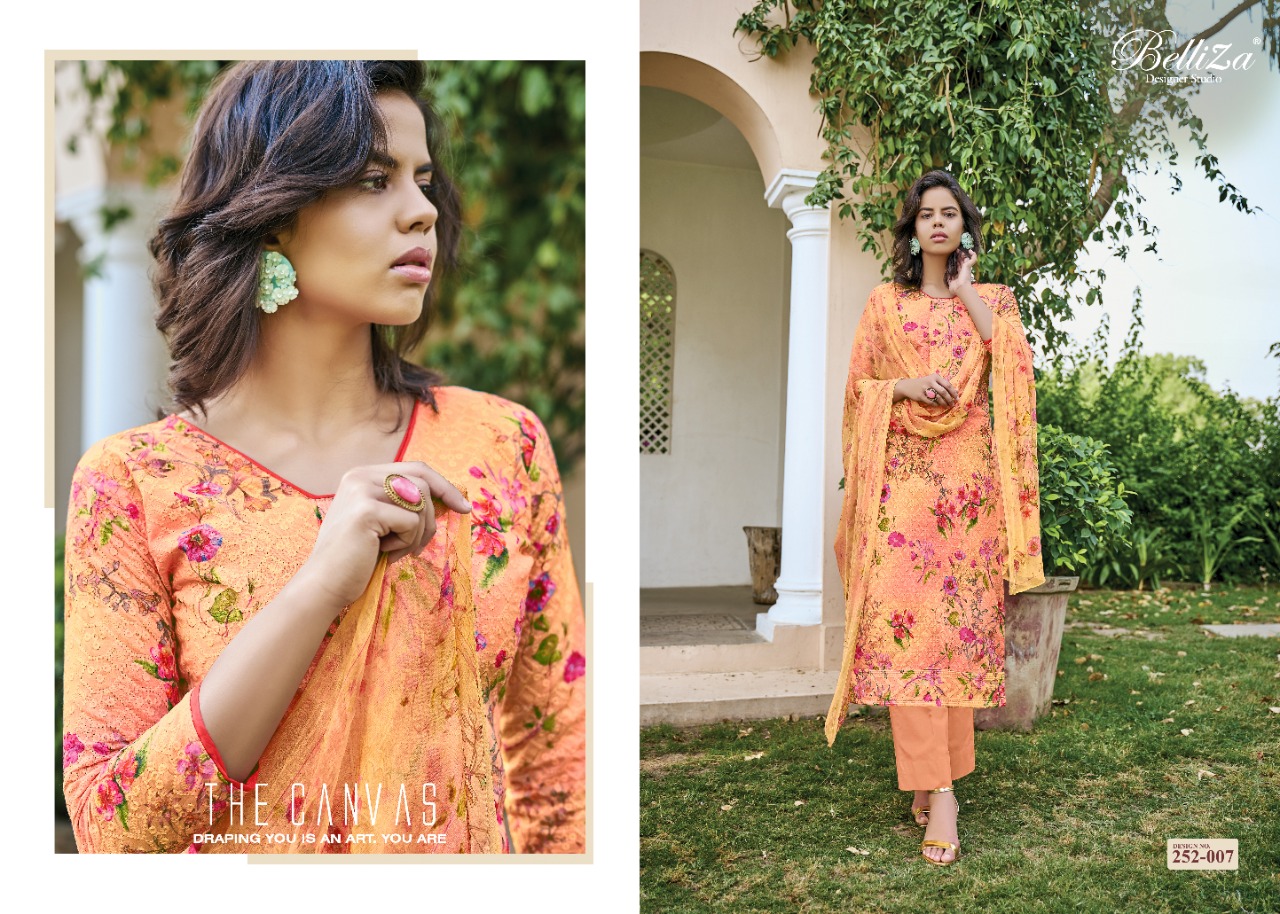 Belliza Present Isabelle Dress Material Catalogue