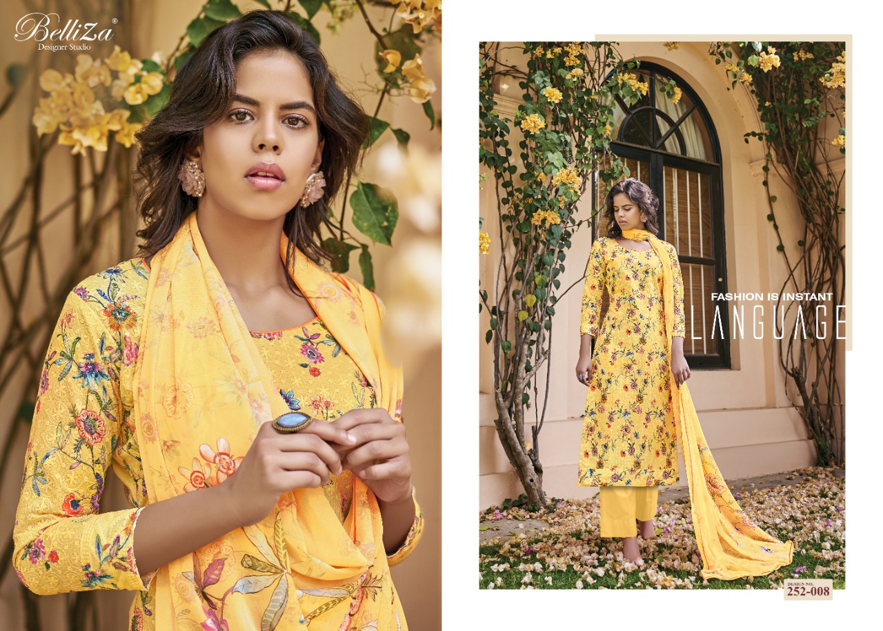 Belliza Present Isabelle Dress Material Catalogue