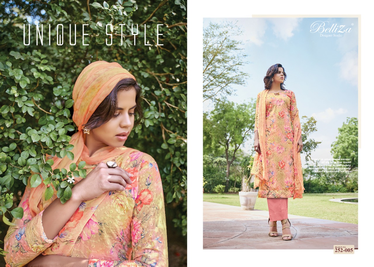 Belliza Present Isabelle Dress Material Catalogue