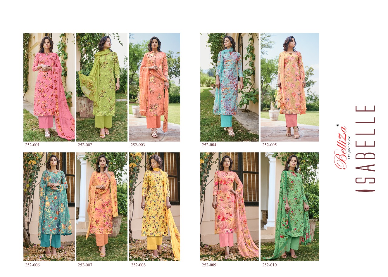 Belliza Present Isabelle Dress Material Catalogue