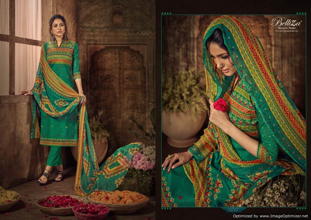 Belliza Present  Kashish Printed Dress Material Collection.