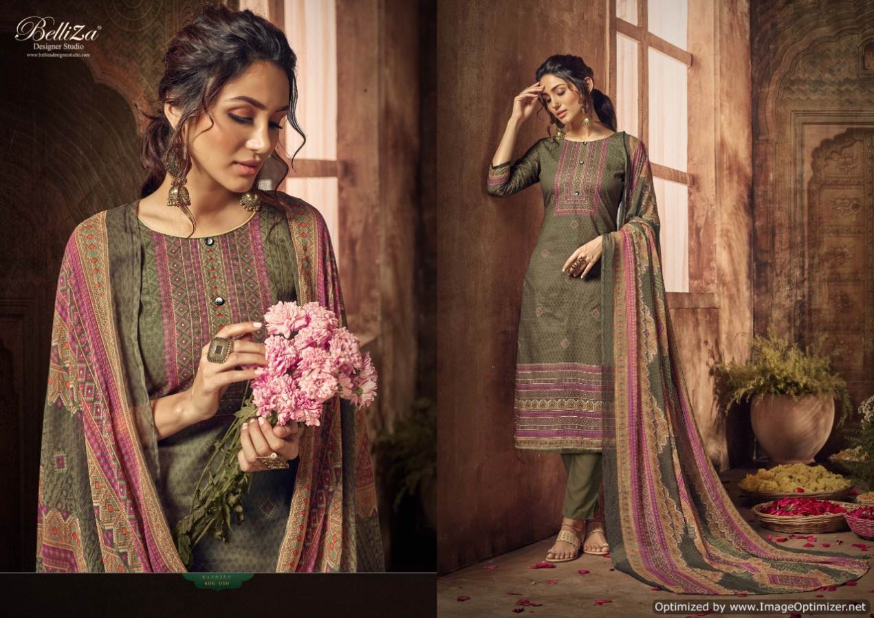 Belliza Present  Kashish Printed Dress Material Collection.