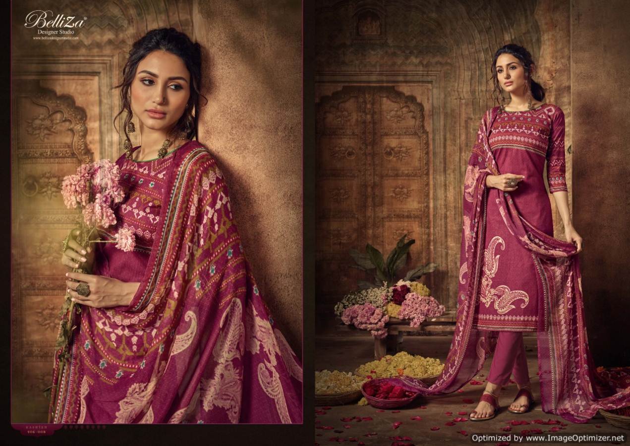 Belliza Present  Kashish Printed Dress Material Collection.