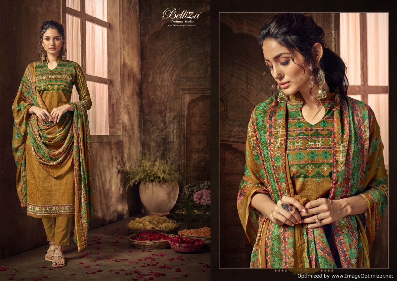 Belliza Present  Kashish Printed Dress Material Collection.