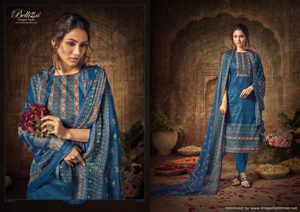 Belliza Present  Kashish Printed Dress Material Collection.