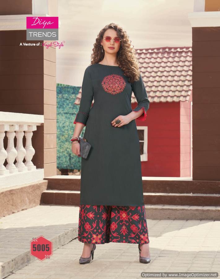 Biba`s 5 By Diya Trends Kurti With Bottom Collection.