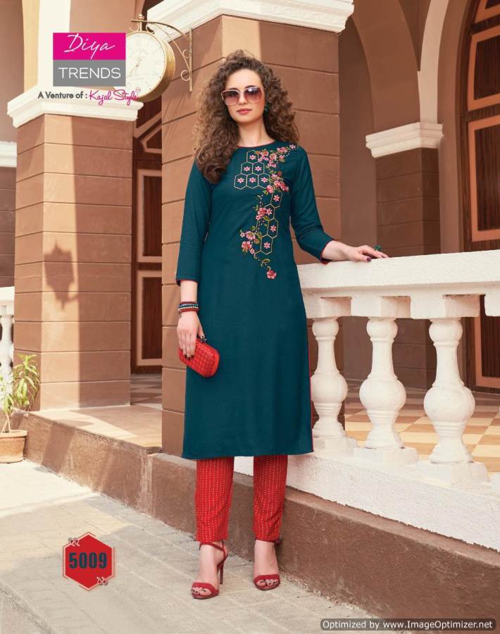 Biba`s 5 By Diya Trends Kurti With Bottom Collection.